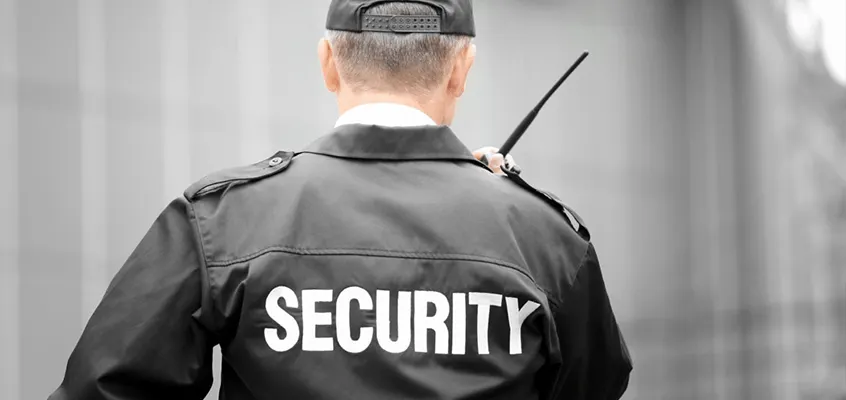 Security guard services protecting property